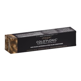 L'Oreal Paris Colorsonic Permanent Hair Dye Cartridge, Vibrant Hair Color for Root Touch Up, Gray Coverage or All Over Color in just 5 Minutes, Coloring Device Sold Separately, 6G Light Gold Brown