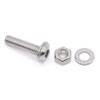 Glvaner (30 Sets) M5-0.8 x 25mm Flanged Washer Button Head