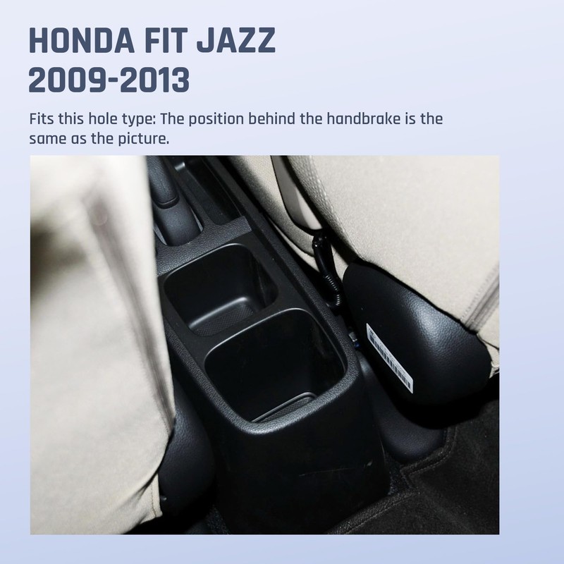 YJYWZH Car Armrest Storage Box for Honda Fit Jazz 2009-2013