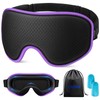 WAOAW Sleep Mask for Men Women: Blackout Eye Masks for