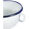 Ibili 903814 Schüssel mit Henkel Stahl weiß 14 cm