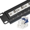 Wumedy 5 Pack CAT6 Tool-Less Keystone Jack RJ45 UTP, SC