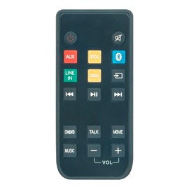 R7114S New Replacement Remote Control fit for BlackWeb Bluetooth 2.1-Channel Soundbar System BWA18SB001