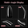 Acrylic Eagle Claw Nails 2 Boxes 200 Pcs White Transparent