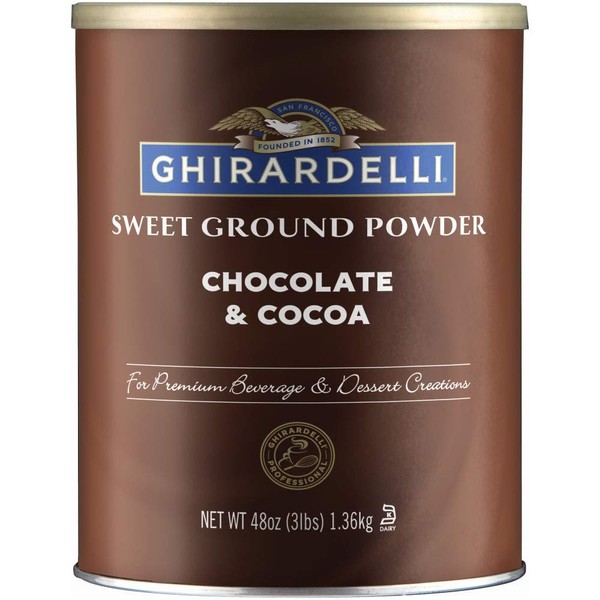 Ghirardelli Sweet Ground Chocolate and Cocoa | 3 lb. | Baking & Desserts