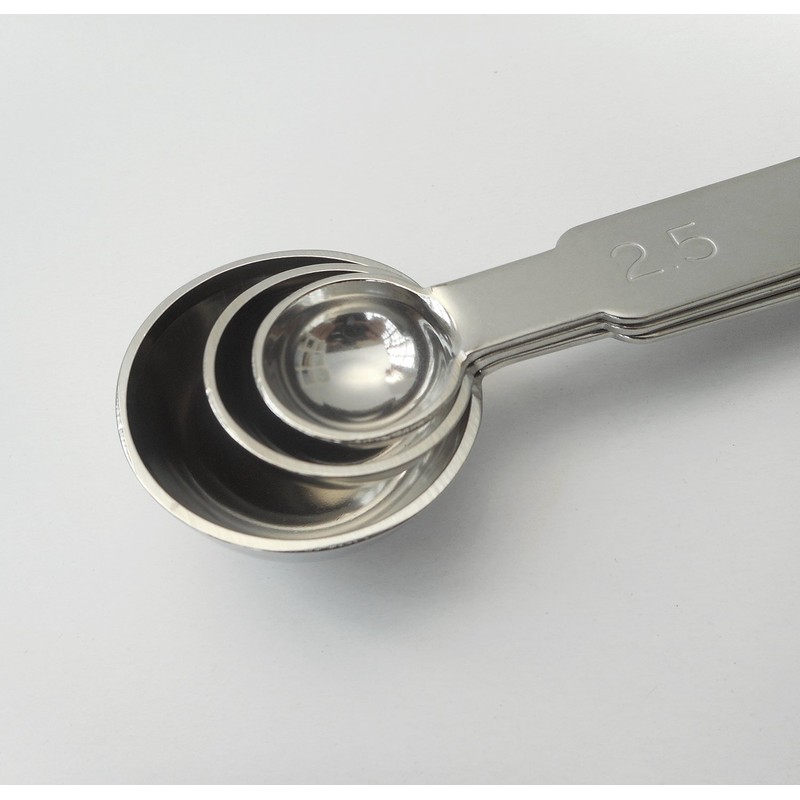 エムテートリマツ 18-8 極厚計量スプーン3本組 0923801 シルバー