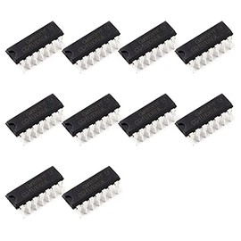 Bridgold 10pcs CD40106BE CD40106 40106 CMOS Hex Schmitt-Trigger Inverters 3V to 15V,DIP-14