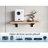 DAZIMOU Folding Wall Projector Shelf, Projector Wall Mounted Folding Floating