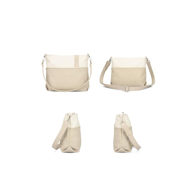 Zwei Jana J8 Women's Crossbody Bag 3 Litre Bi-Colour Canvas