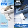 100W Solar Flood Light Outdoor Waterproof, 24000LM 6500K LED Solar