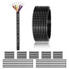 16 Gauge 8 Conductor Electrical Wire 50FT, UL 2464 16