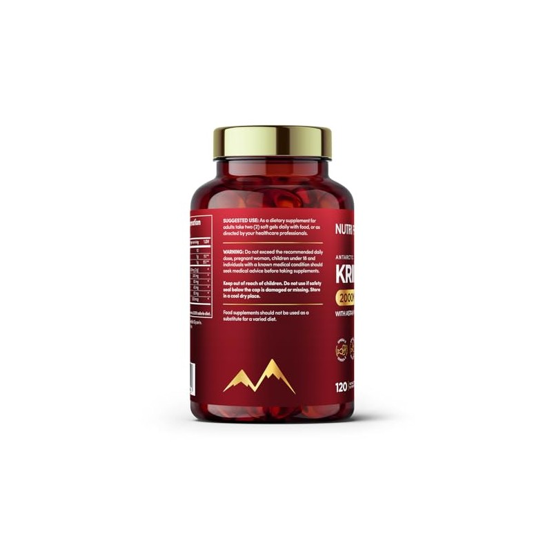 Max Strength Antarctic Krill Oil Softgels | 2000MG | 120