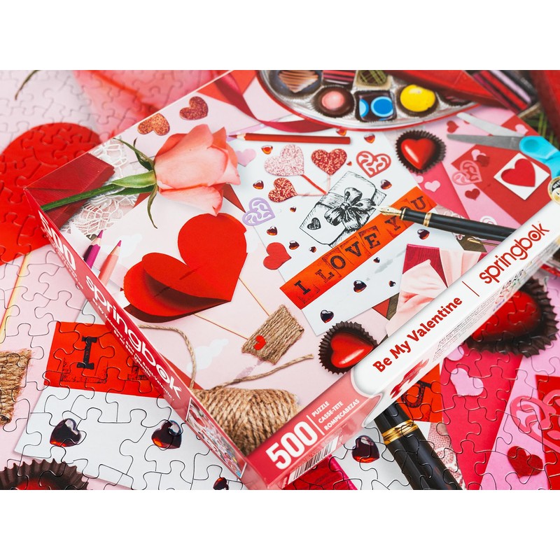 Springbok Be My Valentine 500 Piece Puzzle for Adults -