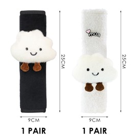 4 Pieces Of Car Seat Belt Shoulder Covers, Cute Cartoon Shoulder Covers, Car Seat Belt Accessories, Car Supplies