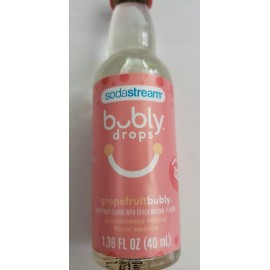 SodaStream - Bubly Drops - GRAPEFRUIT - Unsweetened Natural Flavor - Exp 8/2025