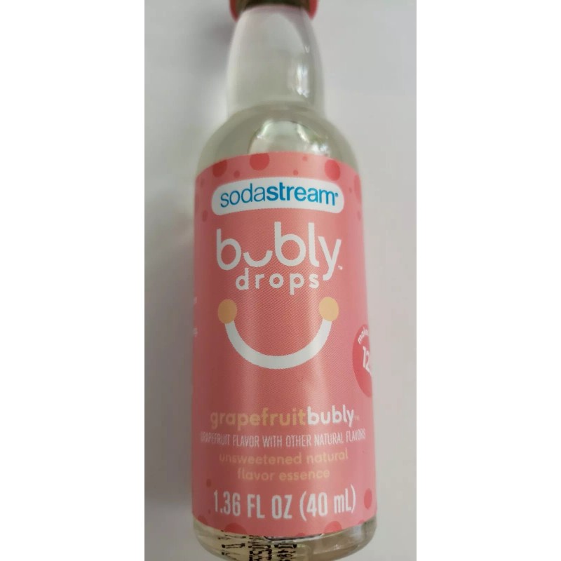 SodaStream - Bubly Drops - GRAPEFRUIT - Unsweetened Natural Flavor
