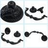 Zorveiio 4Pcs 2.75 Inch Hole Spacing Vintage Bail Pull Handles,