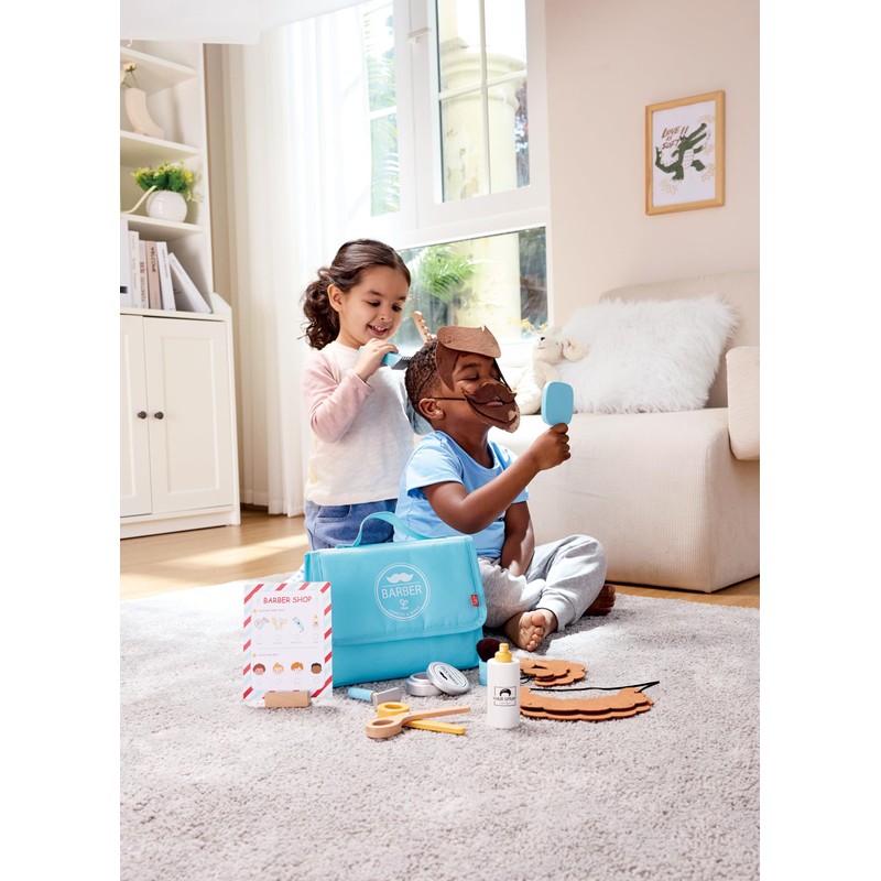 Hape Kit Parrucchiere, Set da Gioco per Bambini con Strumenti