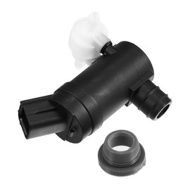 ACROPIX Windshield Washer Motor Pump with Grommet for Kia Sedona - Pack of 1 Black