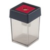 Dahle Pencil Sharpener, 8 mm Size, Black/Transparent Red