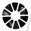 Car Exhaust Fan Solar Powered 3 Fans Ventilation Cooling Odor
