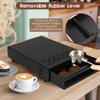 Moncer Espresso Knock Box, Stainless Steel Coffee Knocker Drawer with