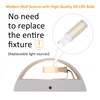 Aipsun 4 Pack Aluminum Modern Indoor LED Wall Sconce Hardwired