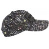 Plata o Lead Black Grey Rhinestone Baseball Cap, Size: One