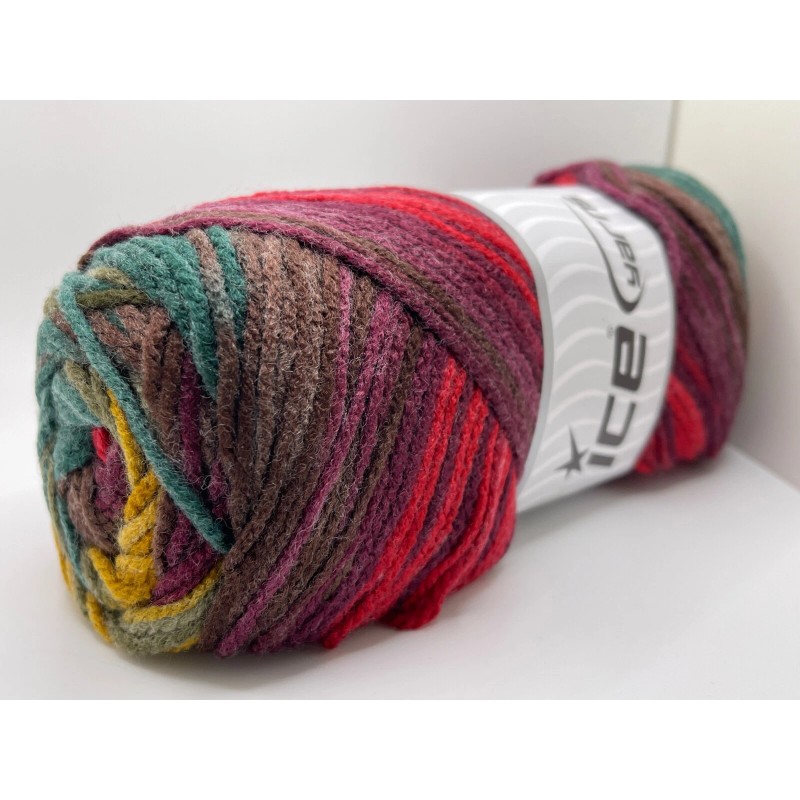 Ice Ambiance 77438 Ice Yarns Worsted Striping Acrylic 100g 218y