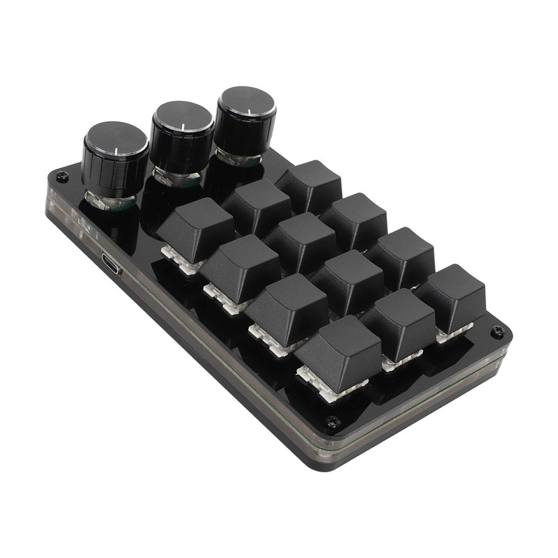 Mini 12 Key Keypad with 3 Knob Custom Programme Hot