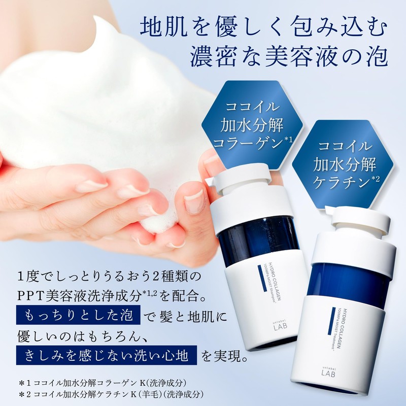 unlabel CO Moist Treatment, Refill, 1.9 x Volume, Hydro Collagen,