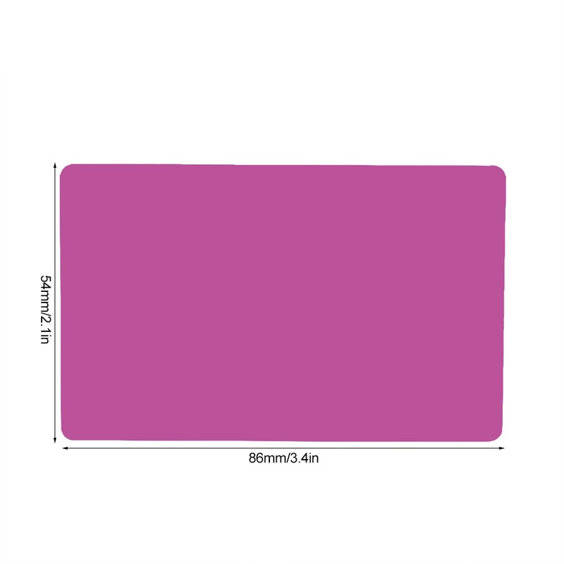 50Pcs Aluminium Alloy Business Card Exquisite Color Name Cards Business