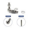 Generic 1200 PCS Nuts and Bolts Assortment Kit, Metric M2