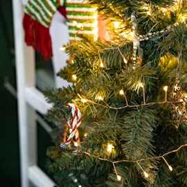 RESNICE Plug in Firecracker Lights 20FT 200 LED Warm White Copper Wire Indoor Cluster Fairy Lights with Remote Timer for Bedroom, Living Room, Tree, Garden, Porch, Patio, Backyard, Christmas Tree