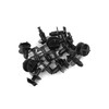 Partuto 15pcs Plastic Rivet Bumper Fastener Clips Push-Type Retainer for