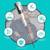 Powered Anode Rod for Water Heater Tank, Electrical Titanium Anode