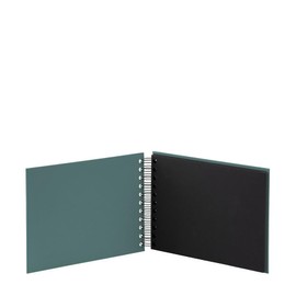 S.O.H.O. Opal Wire-o Photo Album 195 x 145 mm with 40 Black Pages
