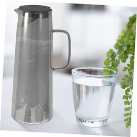 KICHOUSE Household Glass Water Pitcher with Filter Lid Multi Purpose Kettle for Cold Beverages Juice Tea and More and Low Temperature Resistant Kitchen Essential