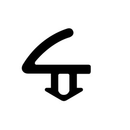 GB DIY Store uPVC Window & Door Gasket Seal Double Glazing Bubble Flipper Rubber Repair Draught Seal F136 Black (Per Metre)