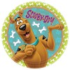 "Scooby Doo Zoinks" Teal and Green Round Party Paper Plates