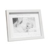 Baby Photo Frame Grey and White 6' x 4' -