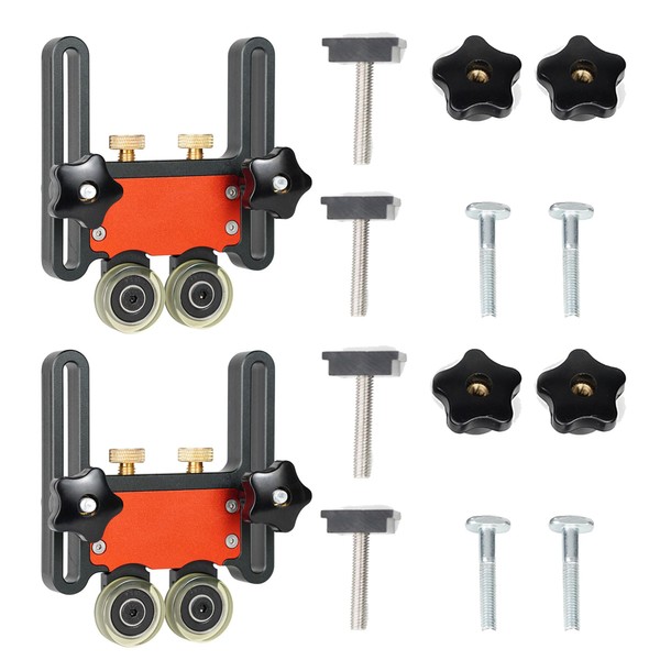 2 x Precision Clear-Cut TS Stock Guides, Adjustable Woodworking Table