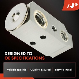 A-Premium A/C Expansion Valve Compatible with Hyundai Genesis 2009-2014, Equus 2011-2014, Front Side, Replace# 976263M000