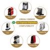 CAPMESSO Reusable Espresso Capsules Refillable Coffee Pod Stainless Steel Cups