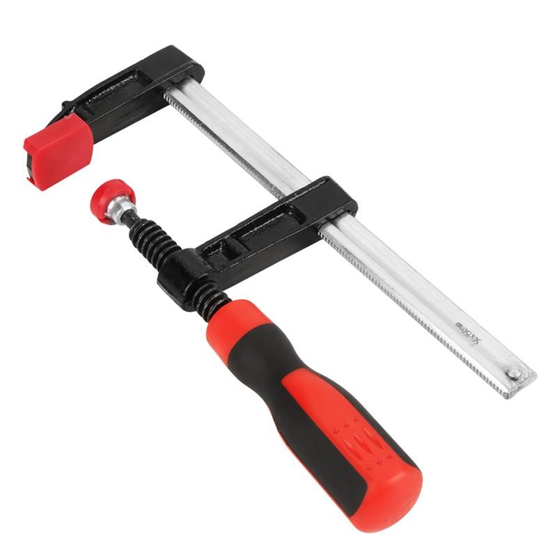 2Pcs Heavy Duty F Clamps Woodworking Bar Clips Quick Slide