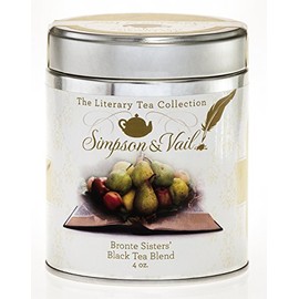 Simpson & Vail, Bronte Sisters' Black Tea Blend, Literary Tea - 4 Ounce Tin / 50 Cups