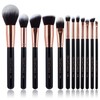 Oscar Charles Make up Brushes Set, 12 Piece Makeup Brushes