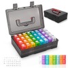 Yewltvep Monthly Pill Organizer 2 Times a Day,30 Day Pill