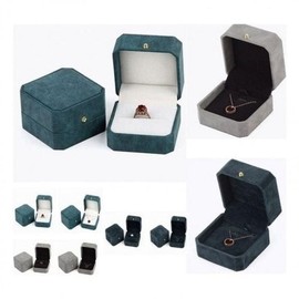 목걸이 결혼 베스트 반지함 심플 선물함 보석함 예식 (WFJDEWP) Necklace Wedding Best Ring Box Simple Gift Box Jewelry Box Ceremony (WFJDEWP)