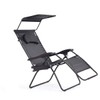 S AFSTAR Zero Gravity Chair with Shade Canopy, Reclining Lounge